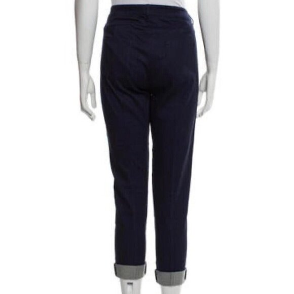 ST. JOHN COLLECTION Dark Blue Mid-Rise‎ Skinny Leg Jeans Size 4 $395 - Picture 3 of 3